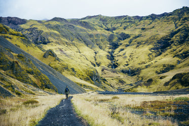 hiking green fields & hills