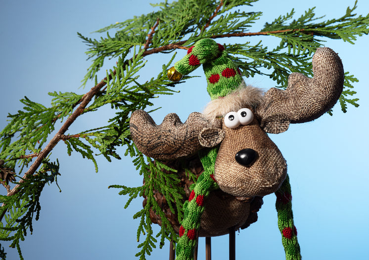 holiday-burlap-moose-stands-under-cedar-branch.jpg?width=746&format=pjpg&exif=0&iptc=0