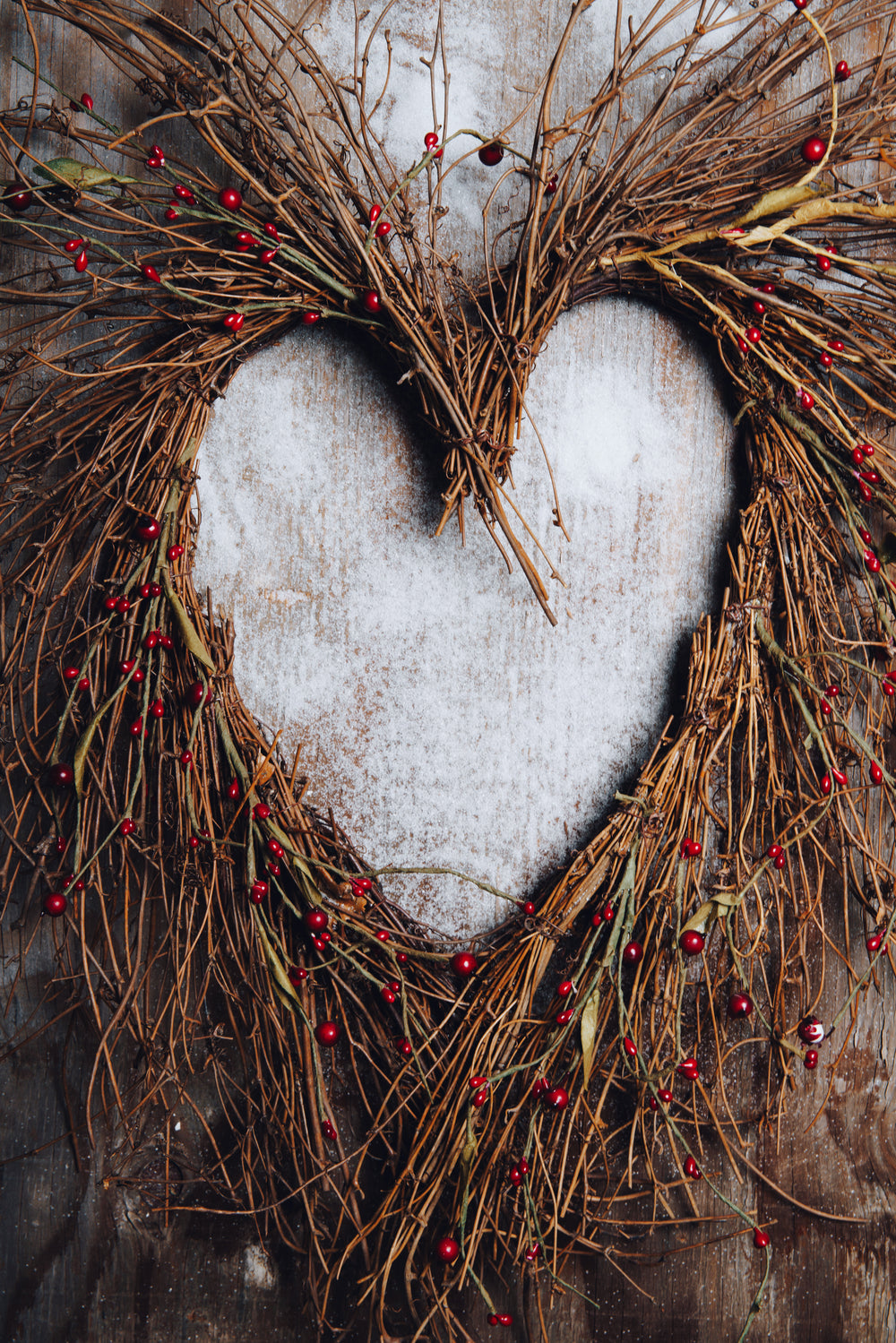 holiday love wreath