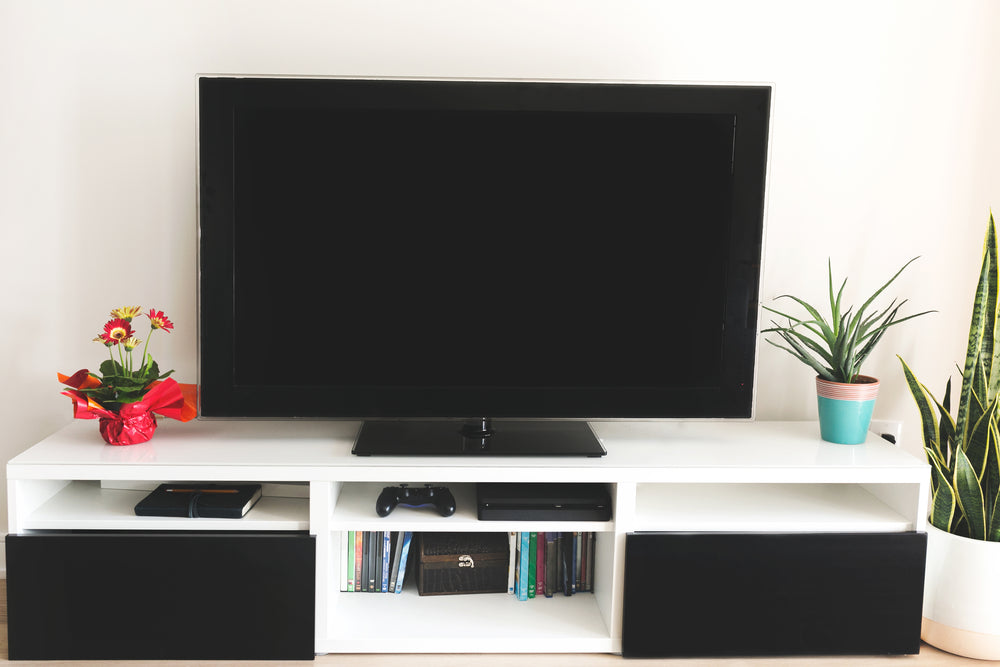 home tv stand shelves