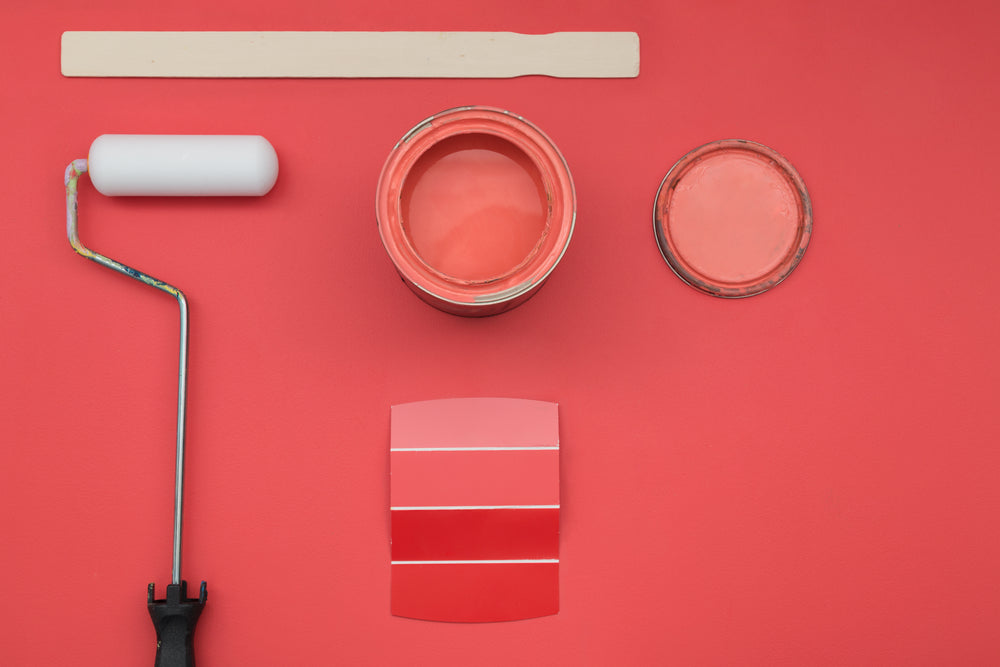 hot pink and reds house paint