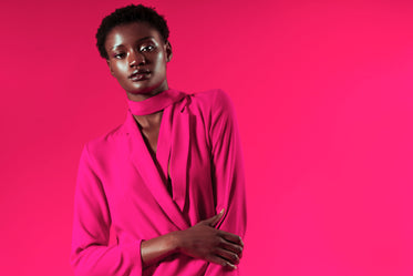 Free Hot Pink Model Fashion Image: Stunning Photography