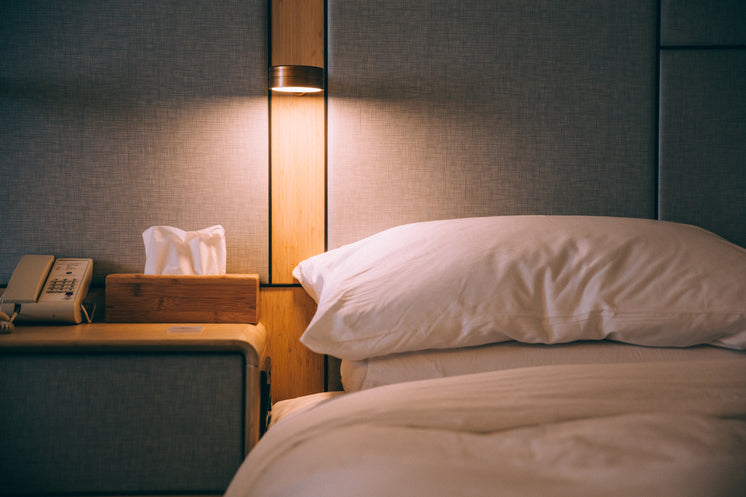 Hotel Bed With Bamboo Details