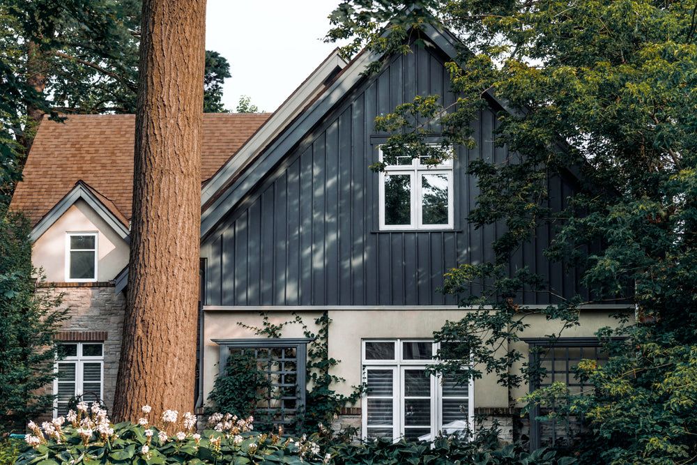 house in trees