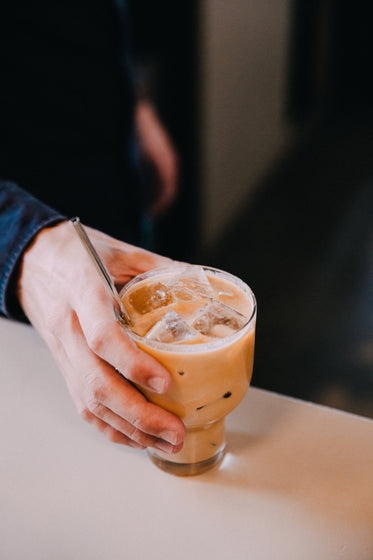 iced coffee with cream