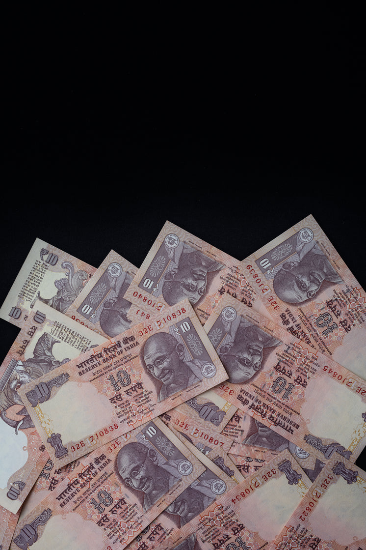 Indian Rupees Texture Background