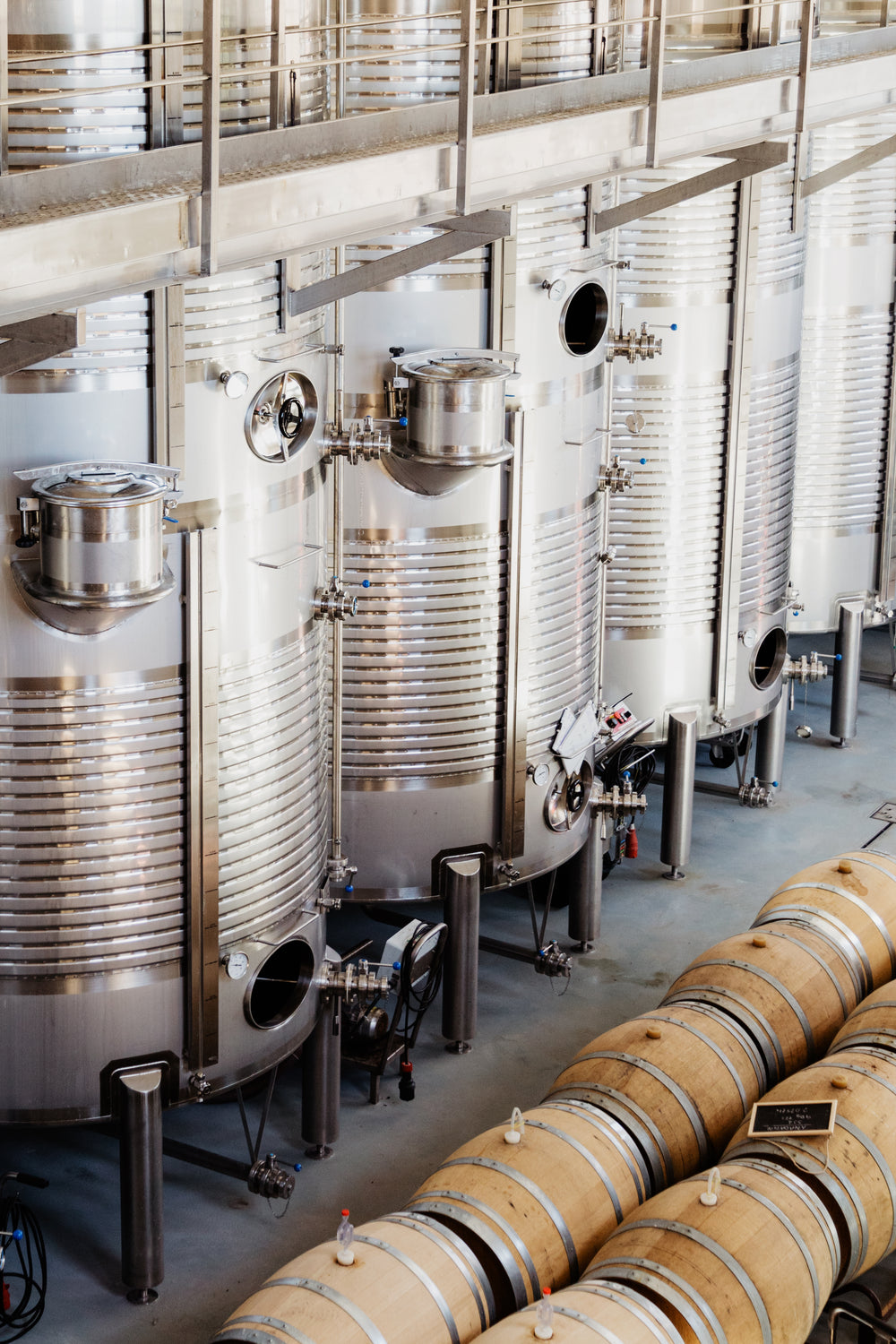 inside the brewery