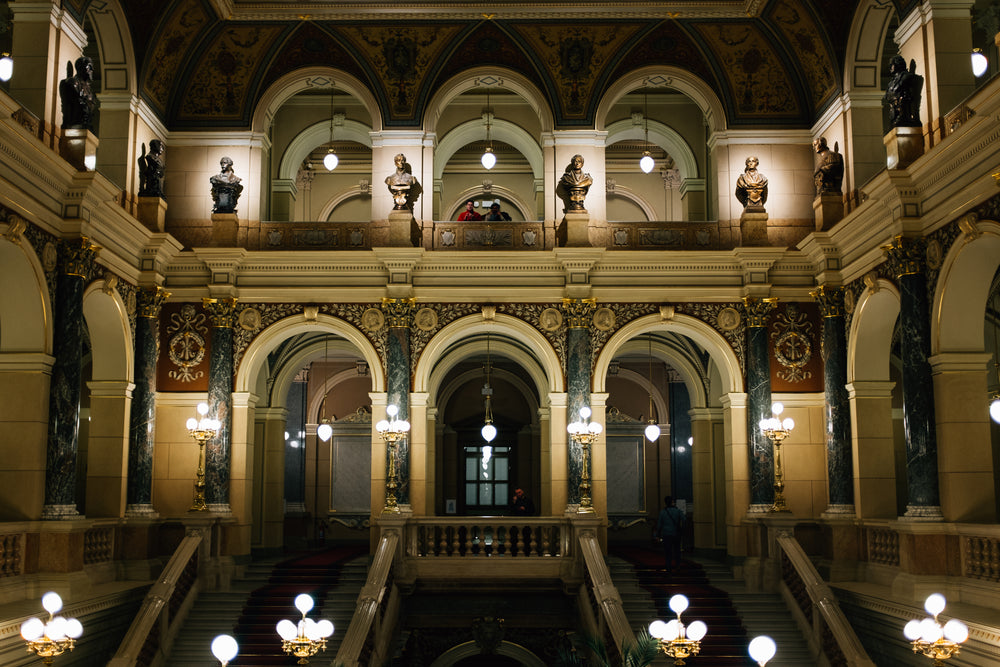 inside the prague national museum