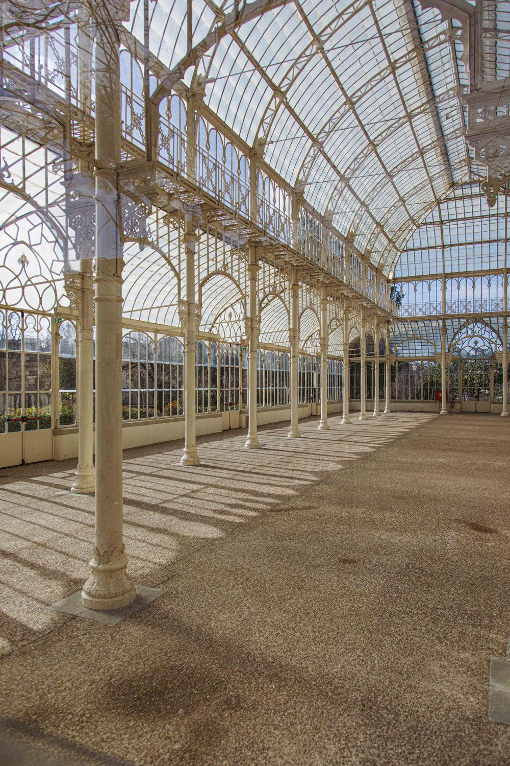 interior view of crystal palace at giardino dell orticultura
