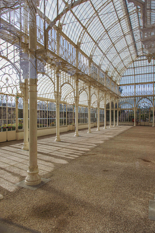 interior view of crystal palace at giardino dell orticultura