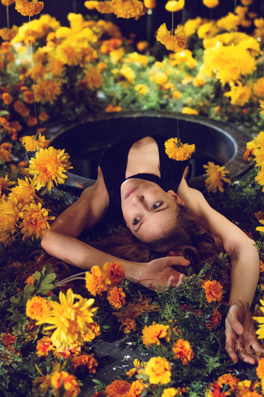 into the rabbit  hole and back into a garden of marigolds