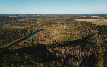 into the valley below