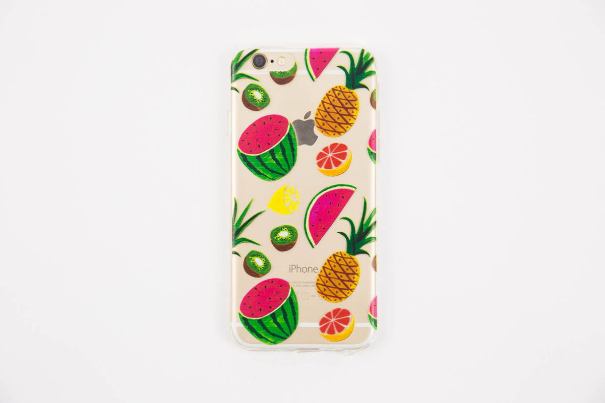 IPhone手机壳可爱的水果