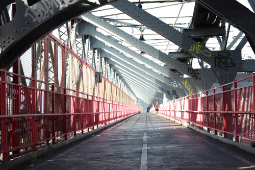 iron walking bridge