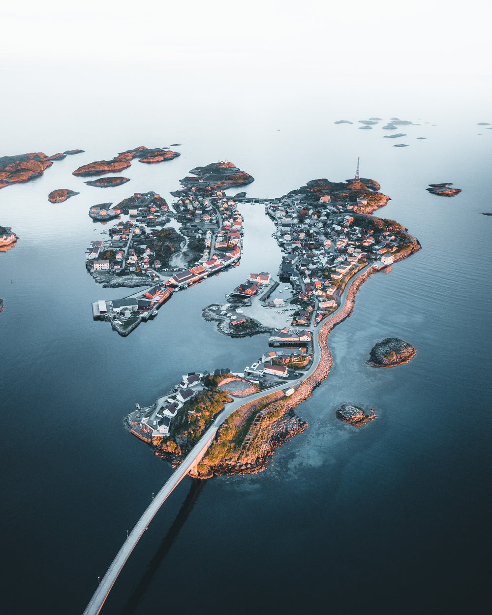 island fishing villages connected by bridges