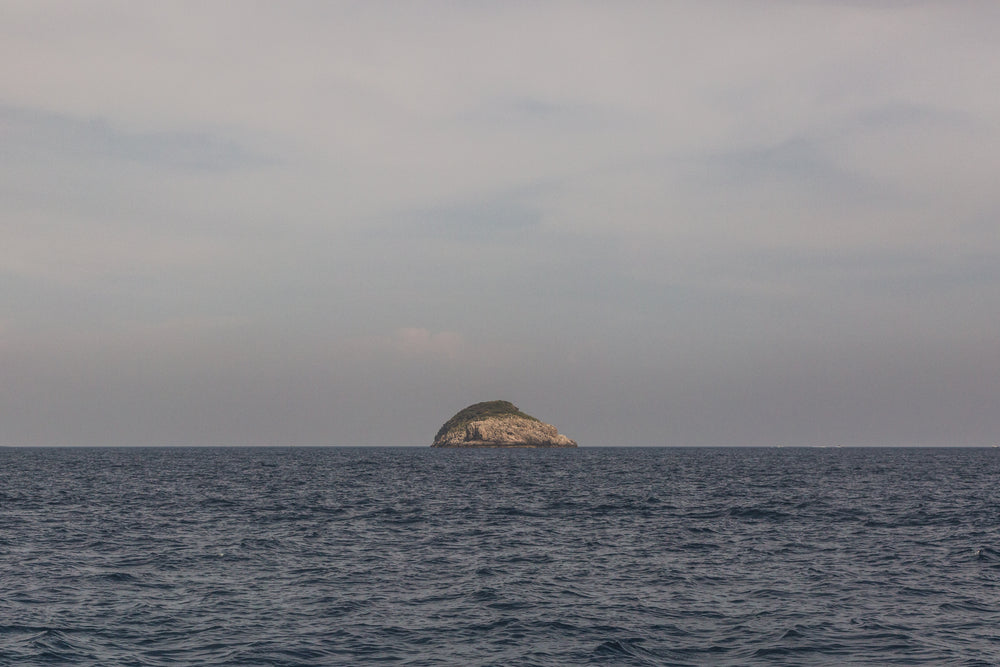 isolated tiny island