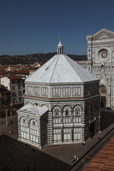 italian cathedral under deep blue sky