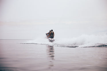 jet ski makes waves