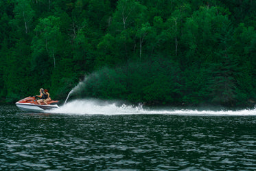 jet ski on lake