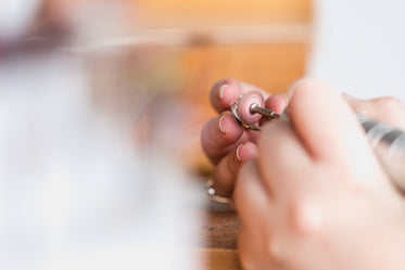 jewelry buffing by hand