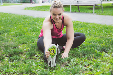 jogger gets ready