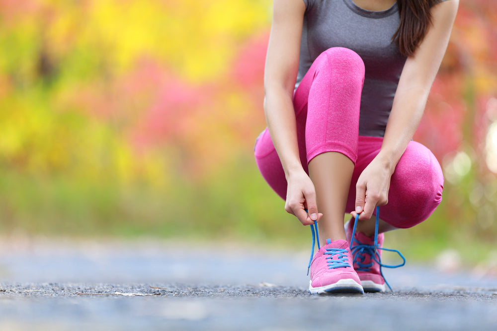 jogger laces up