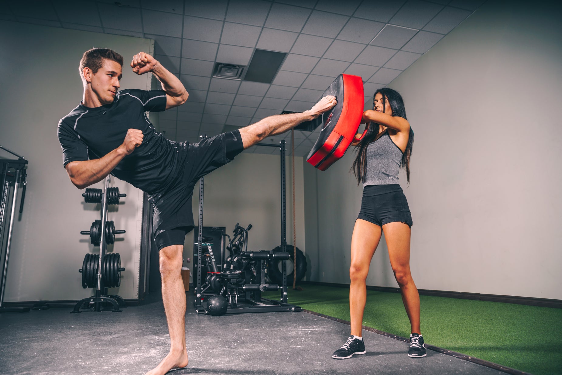 Boxercise Kick Free Stock Photo of Kick Boxing Fitness — HD Images