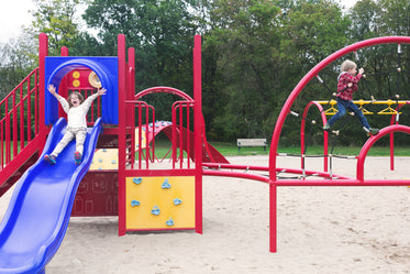 kids playing at park
