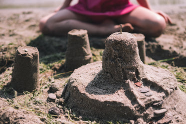 kids sand castle