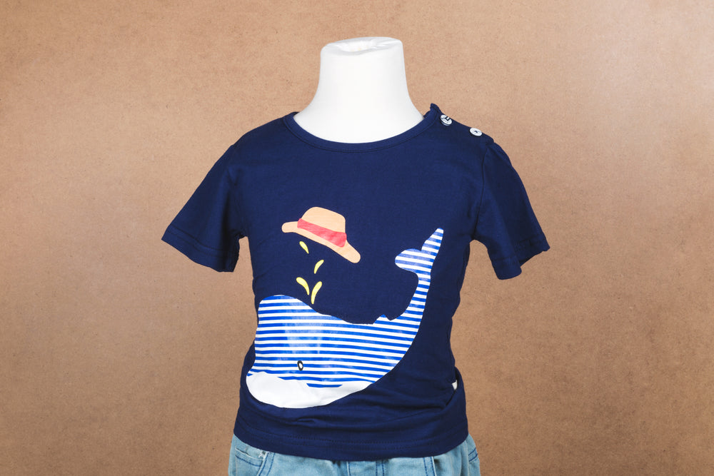 kid's whale shirt