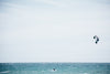kite surfing in ocean