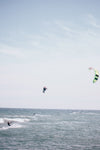 kite surfing waves