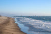 kites on beach in california