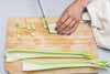 knife chopping vegetables