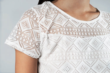 lace top detail