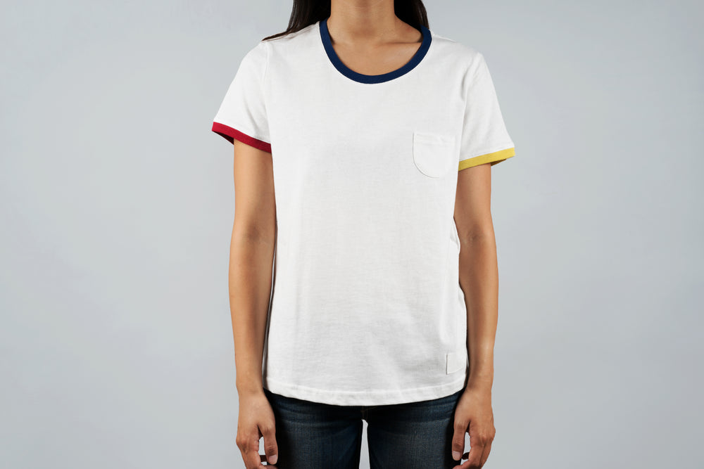 ladies white t-shirt