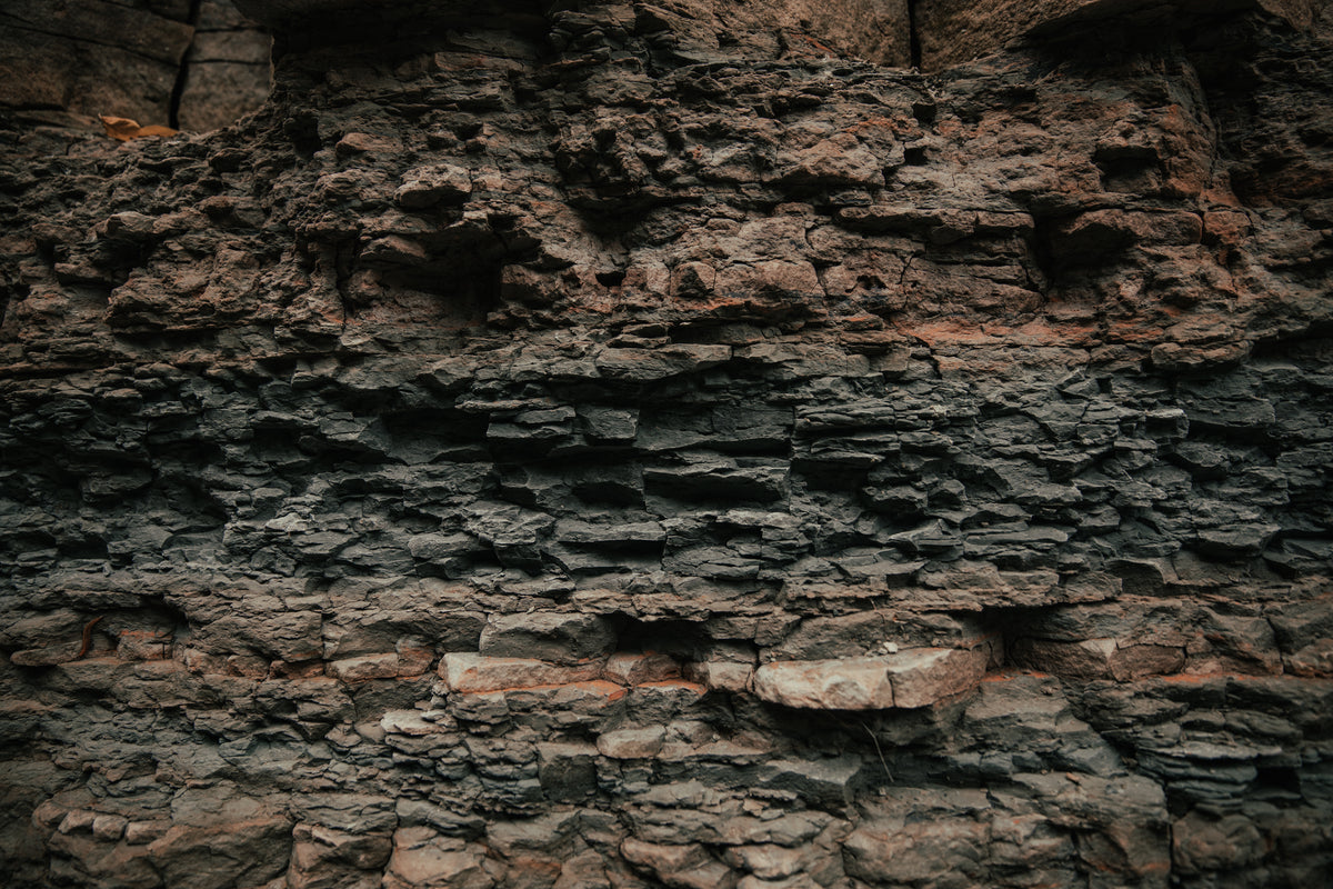 landscape dry rough rock face texture
