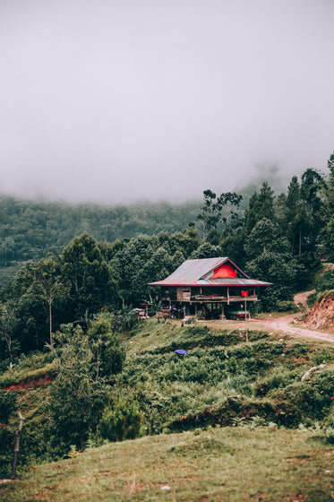 large open home along the edge of the jungle