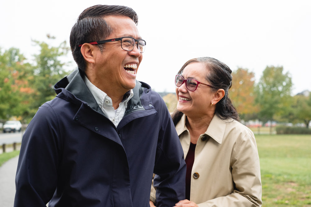 laughter while in the park