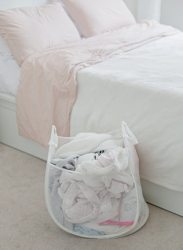 laundry basket ready to be washed