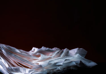 layers of white tissue