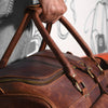 leather duffle bag handle