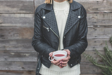Picture of Leather Jacket And Tea - Free Stock Photo