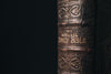 leatherbound spine on embossed bible