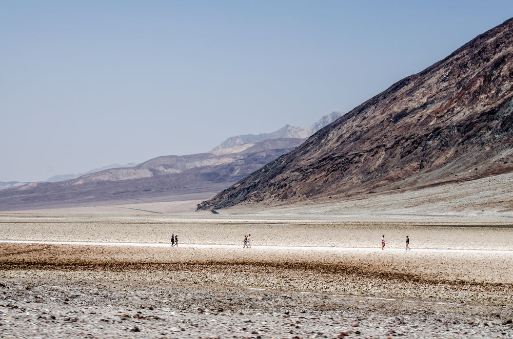 leisurely stroll through the desert