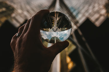 lens ball glass building lookup