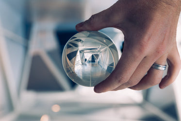 Browse Free HD Images of Lensball Person Walking Down Hallway
