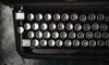 letter keys on a typewriter