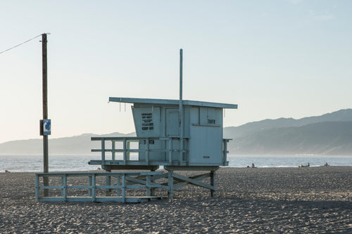 lifeguard station on beach