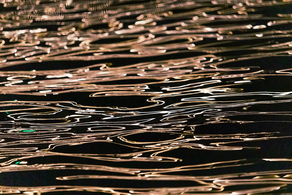 light ripples on water